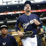 Milwaukee Brewers' Ryan Braun runs onto the field for warm ups before opening day of baseball season as the Brewers take on the Colorado Roc Milwaukee Brewers' Ryan Braun runs onto the field for warm ups before opening day of baseball season as the Brewers take on the Colorado Roc