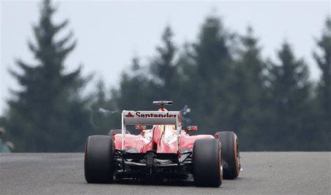 Ferrari Formula One driver Fernando Alonso of Spain drives during the first practice session of the Belgian F1 Grand Prix at the Circuit of Ferrari Formula One driver Fernando Alonso of Spain drives during the first practice session of the Belgian F1 Grand Prix at the Circuit of