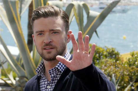 Cast member Justin Timberlake leaves after a photocall for the film 'Inside Llewyn Davis' during the 66th Cannes Film Festival in Cannes May Cast member Justin Timberlake leaves after a photocall for the film 'Inside Llewyn Davis' during the 66th Cannes Film Festival in Cannes May