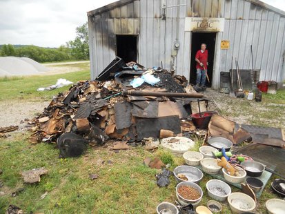 Lawrence Co Animal Shelter After Fire pic 3 provided by shelter facebook page Lawrence Co Animal Shelter After Fire pic 3 provided by shelter facebook page