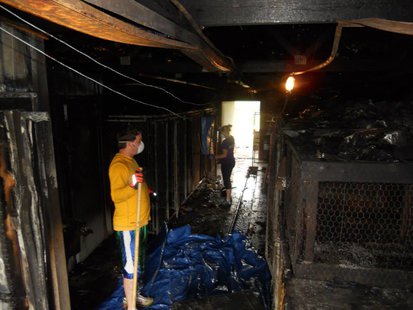 Lawrence Co Animal Shelter After Fire pic 4 provided by shelter facebook page Lawrence Co Animal Shelter After Fire pic 4 provided by shelter facebook page