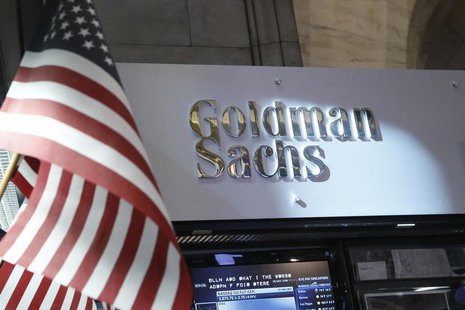 A view of the Goldman Sachs stall on the floor of the New York Stock Exchange July 16, 2013. REUTERS/Brendan McDermid A view of the Goldman Sachs stall on the floor of the New York Stock Exchange July 16, 2013. REUTERS/Brendan McDermid