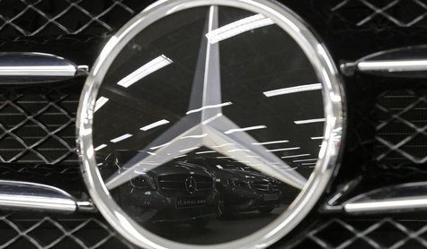 Mercedes-Benz A-class cars are displayed in a dealership of German car manufacturer Daimler in Paris, July 30, 2013. REUTERS/Christian Hartm Mercedes-Benz A-class cars are displayed in a dealership of German car manufacturer Daimler in Paris, July 30, 2013. REUTERS/Christian Hartm