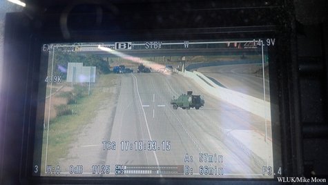 View from a Fox 11 video camera truck. (Photo courtesy of Fox 11 WLUK-TV) View from a Fox 11 video camera truck. (Photo courtesy of Fox 11 WLUK-TV)