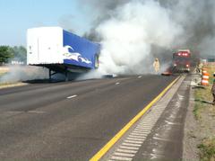 I-70 trailer fire I-70 trailer fire