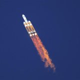 An unmanned Delta 4 Heavy rocket, the largest booster in in the U.S. fleet, lifts off from Vandenberg Air Force Base in California August 28 An unmanned Delta 4 Heavy rocket, the largest booster in in the U.S. fleet, lifts off from Vandenberg Air Force Base in California August 28