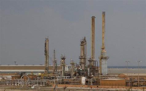 An oil export terminal is seen in the town of Brega, February 25, 2011. REUTERS/Goran Tomasevic An oil export terminal is seen in the town of Brega, February 25, 2011. REUTERS/Goran Tomasevic