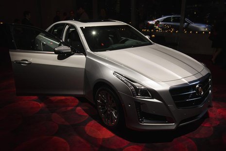 A 2014 Cadillac CTS sedan is displayed during an unveiling ceremony in New York, March 26, 2013. REUTERS/Lucas Jackson A 2014 Cadillac CTS sedan is displayed during an unveiling ceremony in New York, March 26, 2013. REUTERS/Lucas Jackson