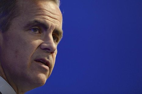 Bank of England governor Mark Carney addresses business leaders in Nottingham, central England August 28, 2013. REUTERS/Nigel Roddis/Pool Bank of England governor Mark Carney addresses business leaders in Nottingham, central England August 28, 2013. REUTERS/Nigel Roddis/Pool