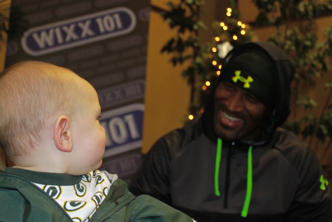 James Jones eyes a young fan