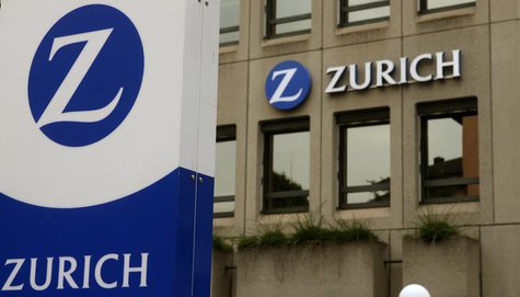 The logo of Zurich Insurance Group is seen at the company's headquarters in Zurich August 27, 2013. REUTERS/Arnd Wiegmann The logo of Zurich Insurance Group is seen at the company's headquarters in Zurich August 27, 2013. REUTERS/Arnd Wiegmann