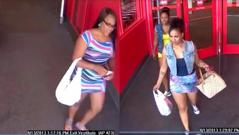 Suspects sought in counterfeit money incidents at Bellevue Target store on Aug. 13, 2013. (Photo by: Brown County Sheriff's Department). Suspects sought in counterfeit money incidents at Bellevue Target store on Aug. 13, 2013. (Photo by: Brown County Sheriff's Department).