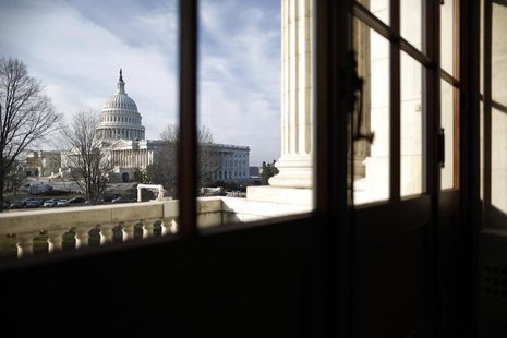 A general view of the U.S. Capitol is seen from the Russell Senate Office Building in Washington, February 25, 2013. REUTERS/Jonathan Ernst A general view of the U.S. Capitol is seen from the Russell Senate Office Building in Washington, February 25, 2013. REUTERS/Jonathan Ernst