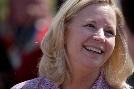 Senate candidate Liz Cheney speaks with voters during a Republican and Tea Party gathering in Emblem, Wyoming August 24, 2013. REUTERS/Ruffi Senate candidate Liz Cheney speaks with voters during a Republican and Tea Party gathering in Emblem, Wyoming August 24, 2013. REUTERS/Ruffi