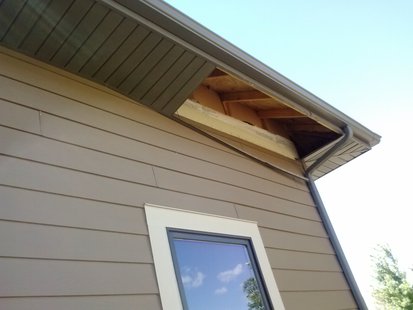 Many homes were damaged as a result of the high winds Saturday evening. (KELO AM Photo) Many homes were damaged as a result of the high winds Saturday evening. (KELO AM Photo)