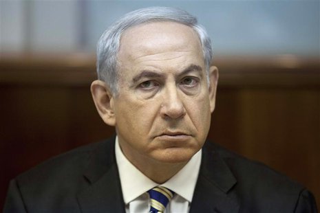 Israel's Prime Minister Benjamin Netanyahu attends the weekly cabinet meeting in Jerusalem September 1, 2013. REUTERS/Abir Sultan/Pool Israel's Prime Minister Benjamin Netanyahu attends the weekly cabinet meeting in Jerusalem September 1, 2013. REUTERS/Abir Sultan/Pool