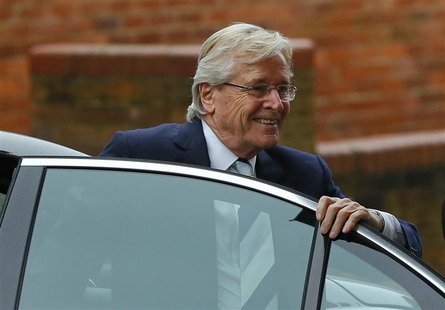 British actor William Roache, who plays the character of Ken Barlow in the soap opera Coronation Street, arrives for a hearing at Preston Cr British actor William Roache, who plays the character of Ken Barlow in the soap opera Coronation Street, arrives for a hearing at Preston Cr