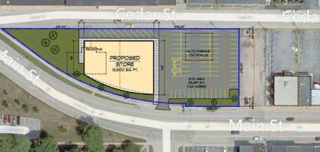 New Leaf Market's site plans for 800 and 900 blocks of Cedar Street New Leaf Market's site plans for 800 and 900 blocks of Cedar Street