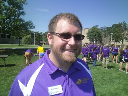 UWSP's Ben Wilkes, Co-Coordinator for Labor of Love effort. UWSP's Ben Wilkes, Co-Coordinator for Labor of Love effort.