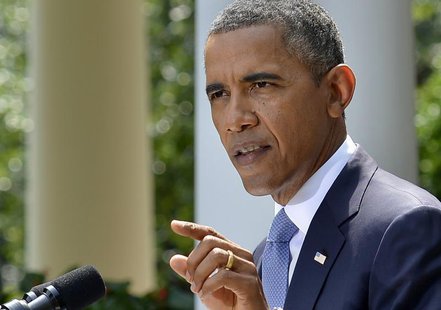 U.S. President Barack Obama makes remarks on the situation in Syria, at the Rose Garden of the White House in Washington August 31, 2013. RE U.S. President Barack Obama makes remarks on the situation in Syria, at the Rose Garden of the White House in Washington August 31, 2013. RE