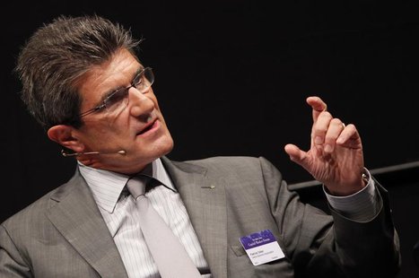 Patrick Odier, Chairman of the Swiss Bankers Association and Senior Partner of private bank Lombard Odier (LODH) gestures during the Capital Patrick Odier, Chairman of the Swiss Bankers Association and Senior Partner of private bank Lombard Odier (LODH) gestures during the Capital