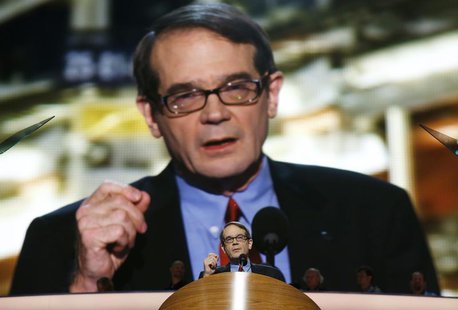 President of the United Auto Workers Bob King addresses the second session of Democratic National Convention in Charlotte, North Carolina, S President of the United Auto Workers Bob King addresses the second session of Democratic National Convention in Charlotte, North Carolina, S