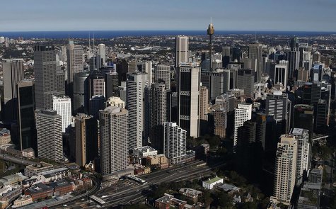 The Central Business District is seen from the air on a sunny winter afternoon in Sydney August 24, 2013. REUTERS/Daniel Munoz The Central Business District is seen from the air on a sunny winter afternoon in Sydney August 24, 2013. REUTERS/Daniel Munoz
