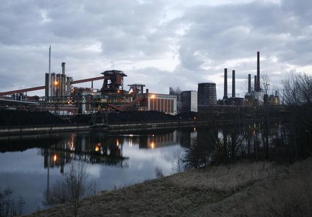 General view of a factory of Salzgitter Flachstahl GmbH, a company of steel manufacturer Salzgitter AG in Salzgitter March 11, 2009. REUTERS General view of a factory of Salzgitter Flachstahl GmbH, a company of steel manufacturer Salzgitter AG in Salzgitter March 11, 2009. REUTERS