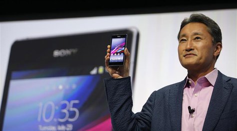 REFILE - ADDITIONAL CAPTION INFORMATION Sony Corp's President and Chief Executive Officer Kazuo Hirai presents a new Sony Xperia Z1 smartpho REFILE - ADDITIONAL CAPTION INFORMATION Sony Corp's President and Chief Executive Officer Kazuo Hirai presents a new Sony Xperia Z1 smartpho
