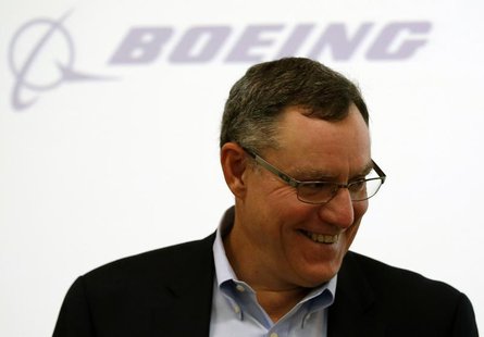 Scott Fancher, Boeing Commercial Airplanes vice president and general manager, head of aircraft development, attends a news conference on th Scott Fancher, Boeing Commercial Airplanes vice president and general manager, head of aircraft development, attends a news conference on th