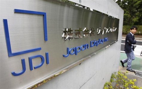 A signboard of Japan Display Inc is seen at its factory in Mobara, Chiba prefecture, June 3, 2013. REUTERS/Toru Hanai A signboard of Japan Display Inc is seen at its factory in Mobara, Chiba prefecture, June 3, 2013. REUTERS/Toru Hanai