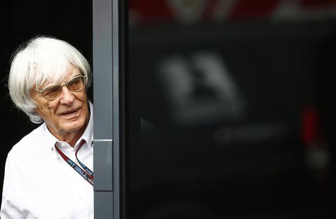 F1 commercial supremo Bernie Ecclestone looks out of his motor home after the second practice for the German F1 Grand Prix at the Nuerburgri F1 commercial supremo Bernie Ecclestone looks out of his motor home after the second practice for the German F1 Grand Prix at the Nuerburgri