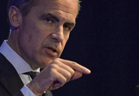 Bank of England governor Mark Carney addresses business leaders in Nottingham, central England August 28, 2013. REUTERS/Nigel Roddis/Pool Bank of England governor Mark Carney addresses business leaders in Nottingham, central England August 28, 2013. REUTERS/Nigel Roddis/Pool