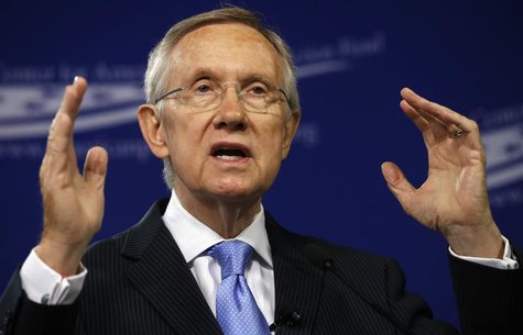 Senate Majority Leader Harry Reid (D-NV) speaks about "Ending Senate Gridlock" at the Center for American Progress Action Fund in Washington Senate Majority Leader Harry Reid (D-NV) speaks about "Ending Senate Gridlock" at the Center for American Progress Action Fund in Washington