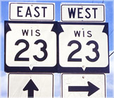 Highway 23 signs Highway 23 signs