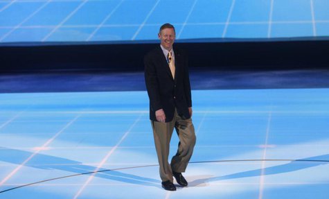 Ford Chief Executive Officer Alan Mulally arrives for his company's press availability at the North American International Auto Show in Detr Ford Chief Executive Officer Alan Mulally arrives for his company's press availability at the North American International Auto Show in Detr