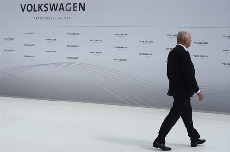File picture shows Ferdinand Piech, chairman of the supervisory board of Volkswagen during a welcome ceremony at the plant of German carmake File picture shows Ferdinand Piech, chairman of the supervisory board of Volkswagen during a welcome ceremony at the plant of German carmake