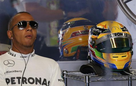 Mercedes Formula One driver Lewis Hamilton of Britain is pictured at the first practice session of the Italian F1 Grand Prix at the Monza ci Mercedes Formula One driver Lewis Hamilton of Britain is pictured at the first practice session of the Italian F1 Grand Prix at the Monza ci