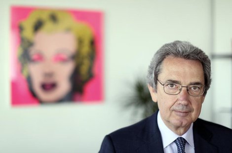 Franco Bernabe, Telecom Italia chairman and CEO, poses in his office in Rome, April 19, 2013. REUTERS/Alessandro Bianchi Franco Bernabe, Telecom Italia chairman and CEO, poses in his office in Rome, April 19, 2013. REUTERS/Alessandro Bianchi