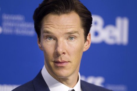 Actor Benedict Cumberbatch attends a news conference for the film "The Fifth Estate" at the 38th Toronto International Film Festival (TIFF) Actor Benedict Cumberbatch attends a news conference for the film "The Fifth Estate" at the 38th Toronto International Film Festival (TIFF)