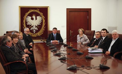 New members of the Polish Monetary Policy Council meet at the National Bank of Poland headquarters in Warsaw February 23, 2010. Jan Winiecki New members of the Polish Monetary Policy Council meet at the National Bank of Poland headquarters in Warsaw February 23, 2010. Jan Winiecki