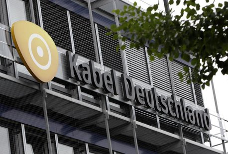 The logo of German cable television group Kabel Deutschland is pictured on the company's headquarters in Unterfoehring north of Munich June The logo of German cable television group Kabel Deutschland is pictured on the company's headquarters in Unterfoehring north of Munich June