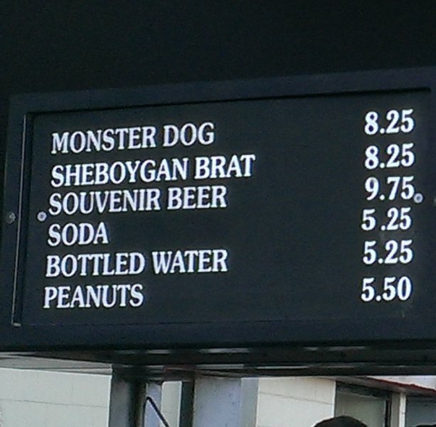 Sheboygan brats are on the menu at Candlestick Park