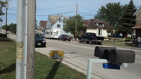 Police investigate suspicious death in Luxemburg on Sunday September 8, 2013. (Photo by: FOX 11). Police investigate suspicious death in Luxemburg on Sunday September 8, 2013. (Photo by: FOX 11).