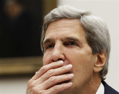 U.S. Secretary of State John Kerry listens to statements before testifying at the House Armed Services Committee in Washington September 10, U.S. Secretary of State John Kerry listens to statements before testifying at the House Armed Services Committee in Washington September 10,