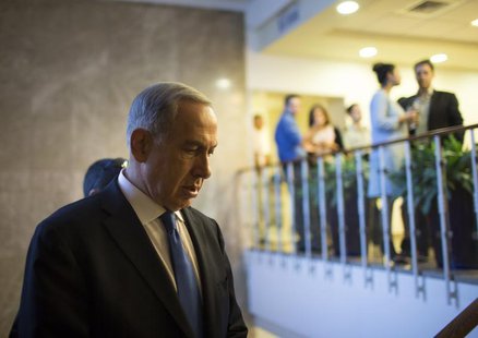 Israel's Prime Minister Benjamin Netanyahu arrives to the weekly cabinet meeting in Jerusalem September 8, 2013. REUTERS/Uriel Sinai/Pool Israel's Prime Minister Benjamin Netanyahu arrives to the weekly cabinet meeting in Jerusalem September 8, 2013. REUTERS/Uriel Sinai/Pool