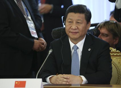 Chinese President Xi Jinping attends the first working session of the G20 Summit in Constantine Palace in Strelna near St. Petersburg, Septe Chinese President Xi Jinping attends the first working session of the G20 Summit in Constantine Palace in Strelna near St. Petersburg, Septe