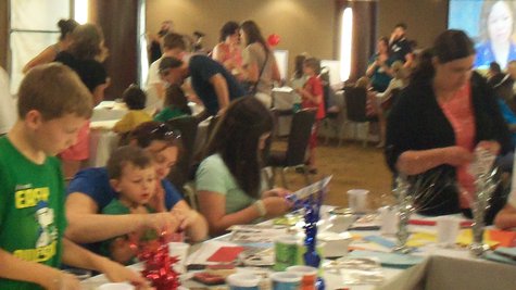 Parents and children working together to create gifts and projects for local non-profits. Parents and children working together to create gifts and projects for local non-profits.