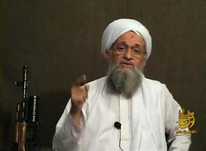 EDITOR'S NOTE: REUTERS IS UNABLE TO INDEPENDENTLY VERIFY CONTENT THE VIDEO FROM WHICH THIS STILL IMAGE WAS TAKEN. Al Qaeda's second-in-comma EDITOR'S NOTE: REUTERS IS UNABLE TO INDEPENDENTLY VERIFY CONTENT THE VIDEO FROM WHICH THIS STILL IMAGE WAS TAKEN. Al Qaeda's second-in-comma