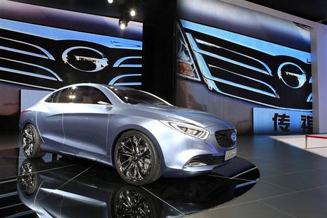 A Trumpchi E-jet car is displayed at an auto show in Guangzhou, Guangdong province, November 14, 2012. REUTERS/Stringer A Trumpchi E-jet car is displayed at an auto show in Guangzhou, Guangdong province, November 14, 2012. REUTERS/Stringer